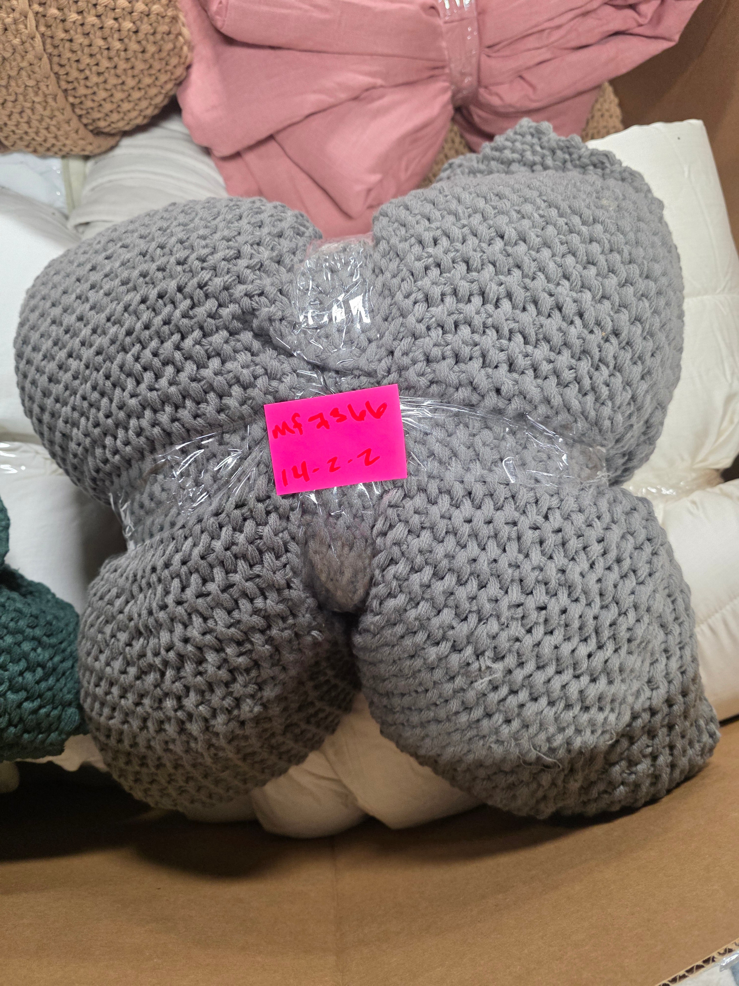 Chunky Knit Bed Blanket Full/Queen