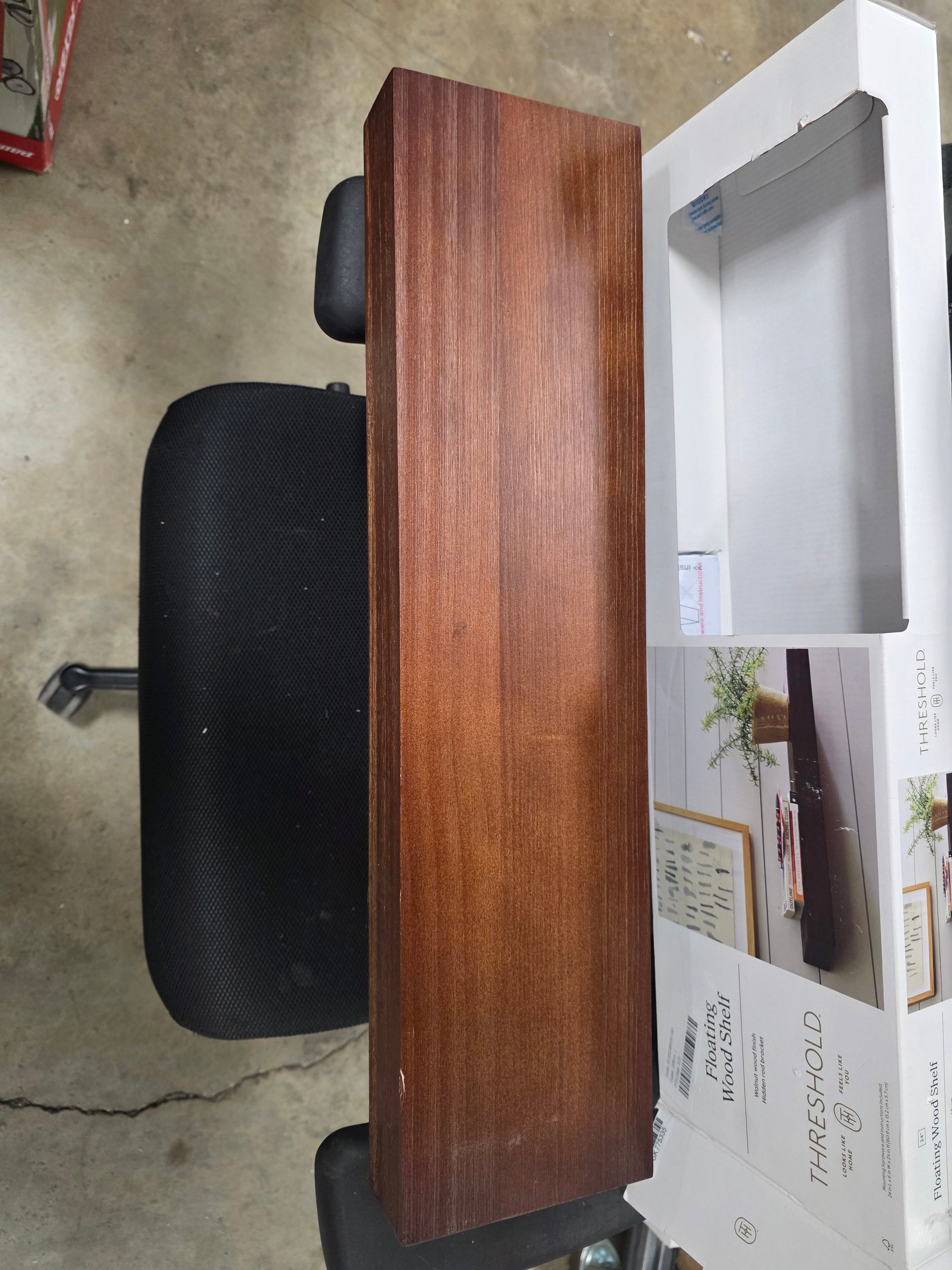 Floating Wood Shelf