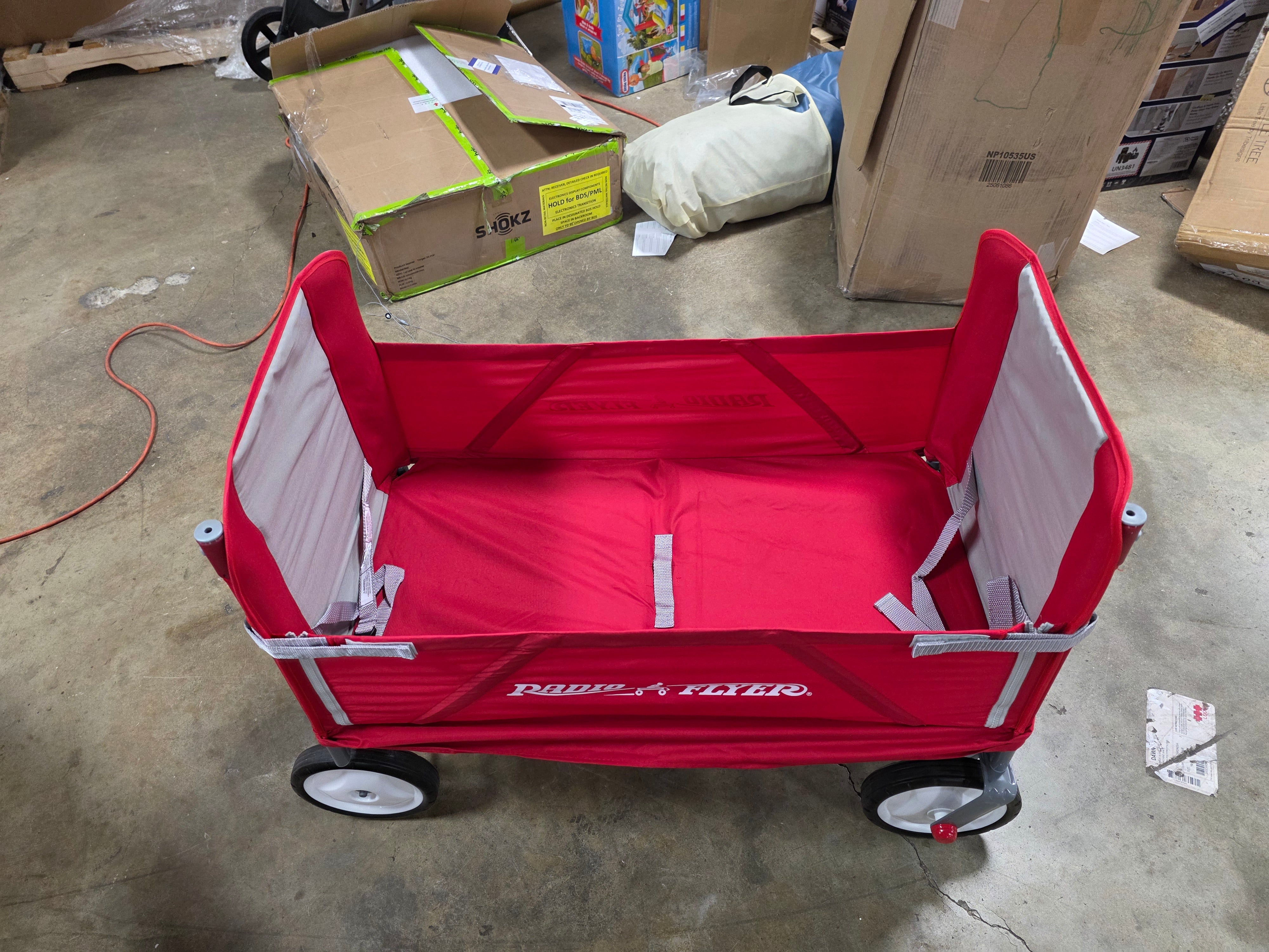 3 in 1 EZ Fold Wagon - Red