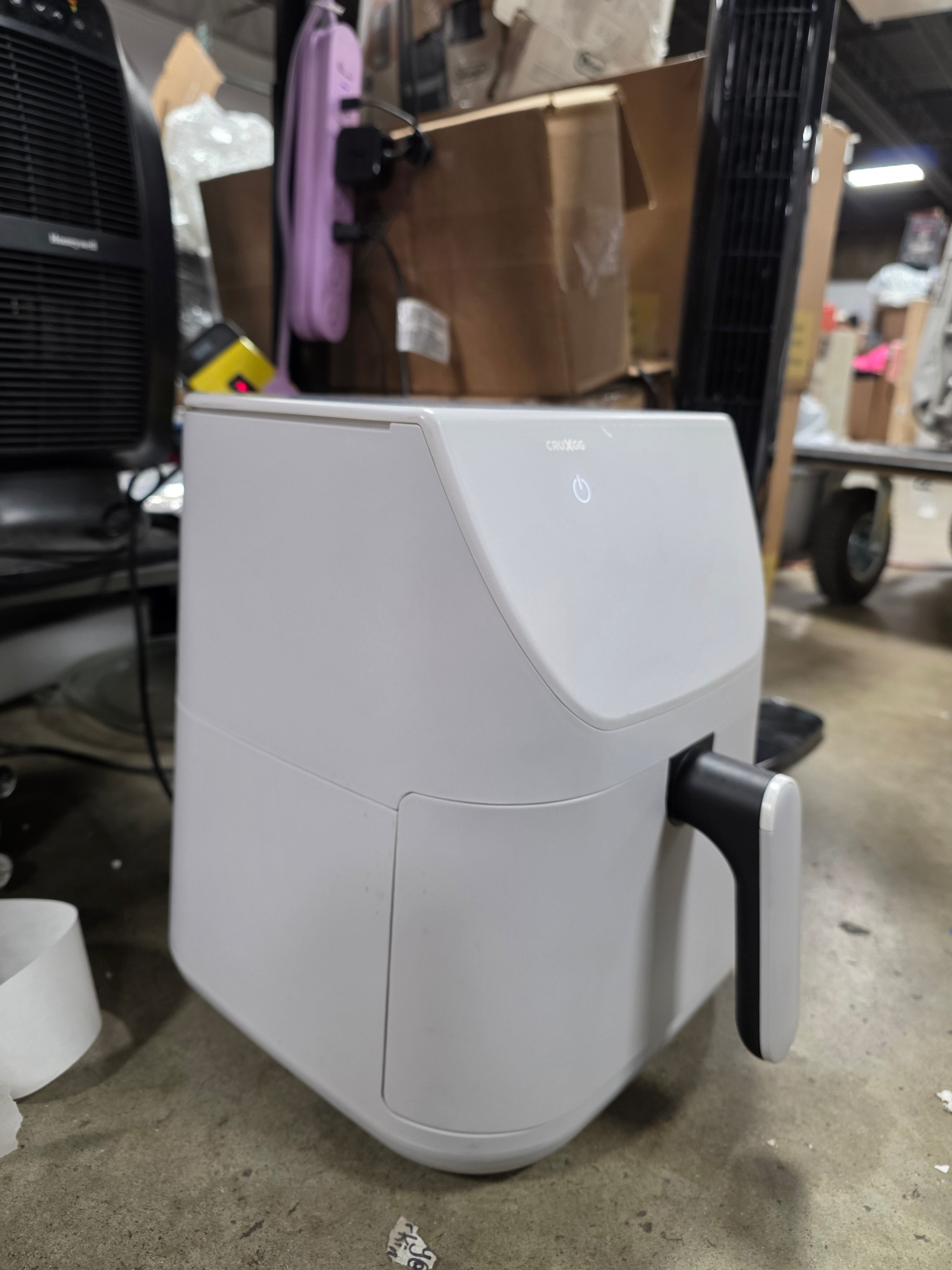 Air Fryer Gray: Electric Fryer, Dishwasher-Safe Parts