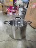 12qt Stock Pot with Lid, Stainless Steel Cookware: Vented Lid, Extra-Deep, Dishwasher & Oven Safe, Silicone Handle