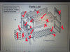 Twin over Twin Stairbed in Ash - 3 BOXES