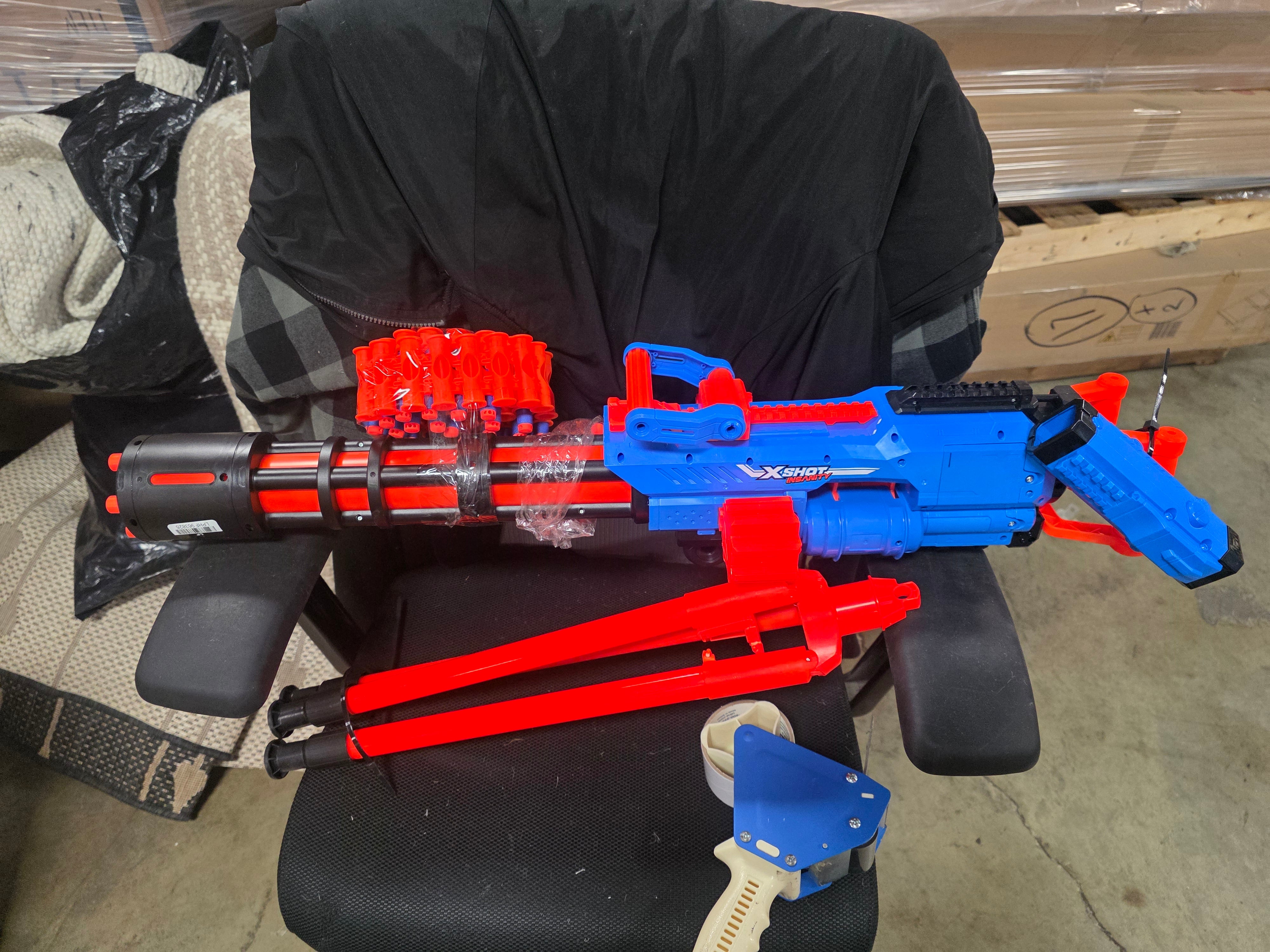Insanity Motorized Rage Fire (72 Darts), Air Pocket Technology, Outdoor Blaster
