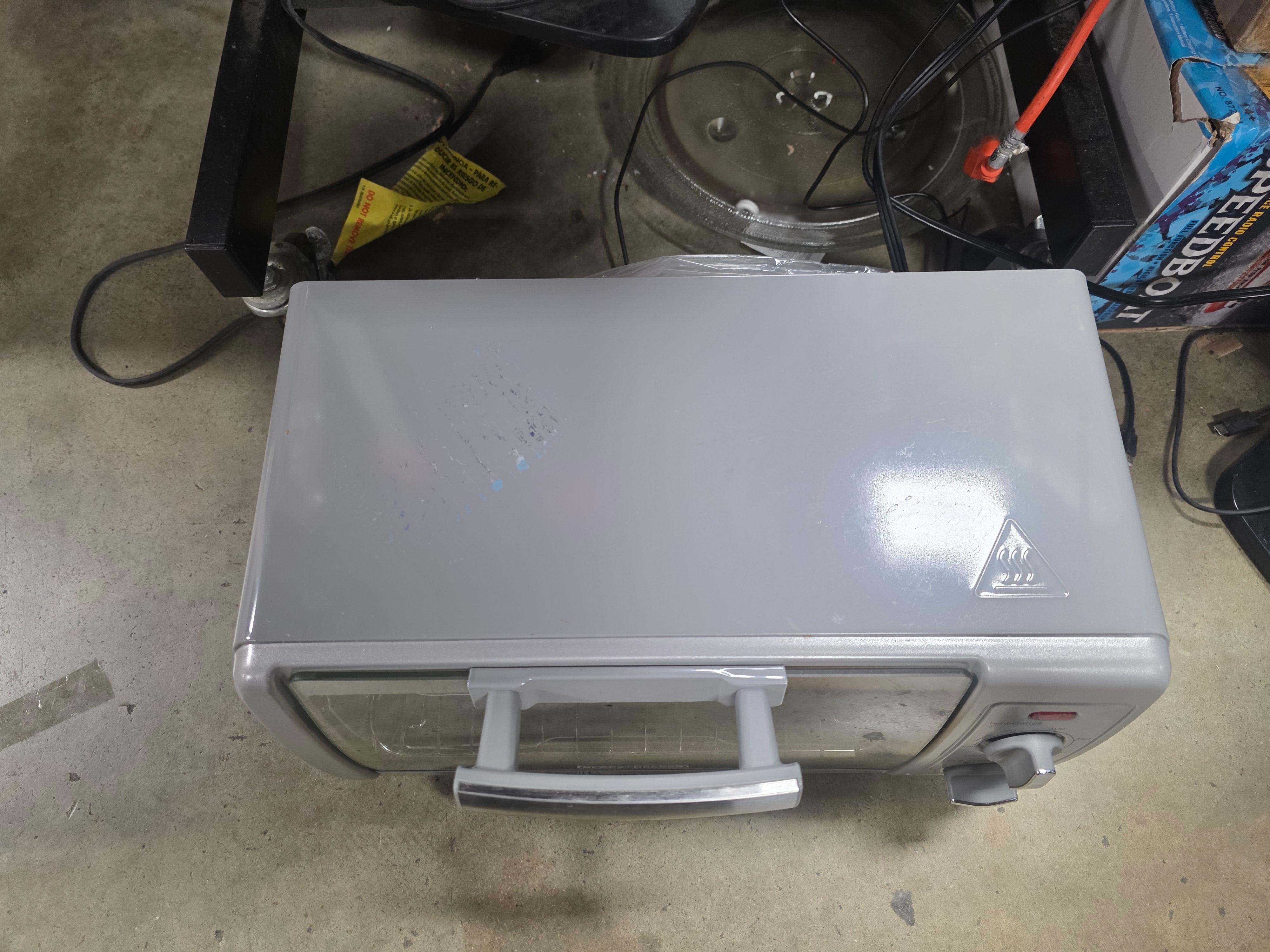 4 Slice Toaster Oven Countertop, Small, Dishwasher-Safe Parts