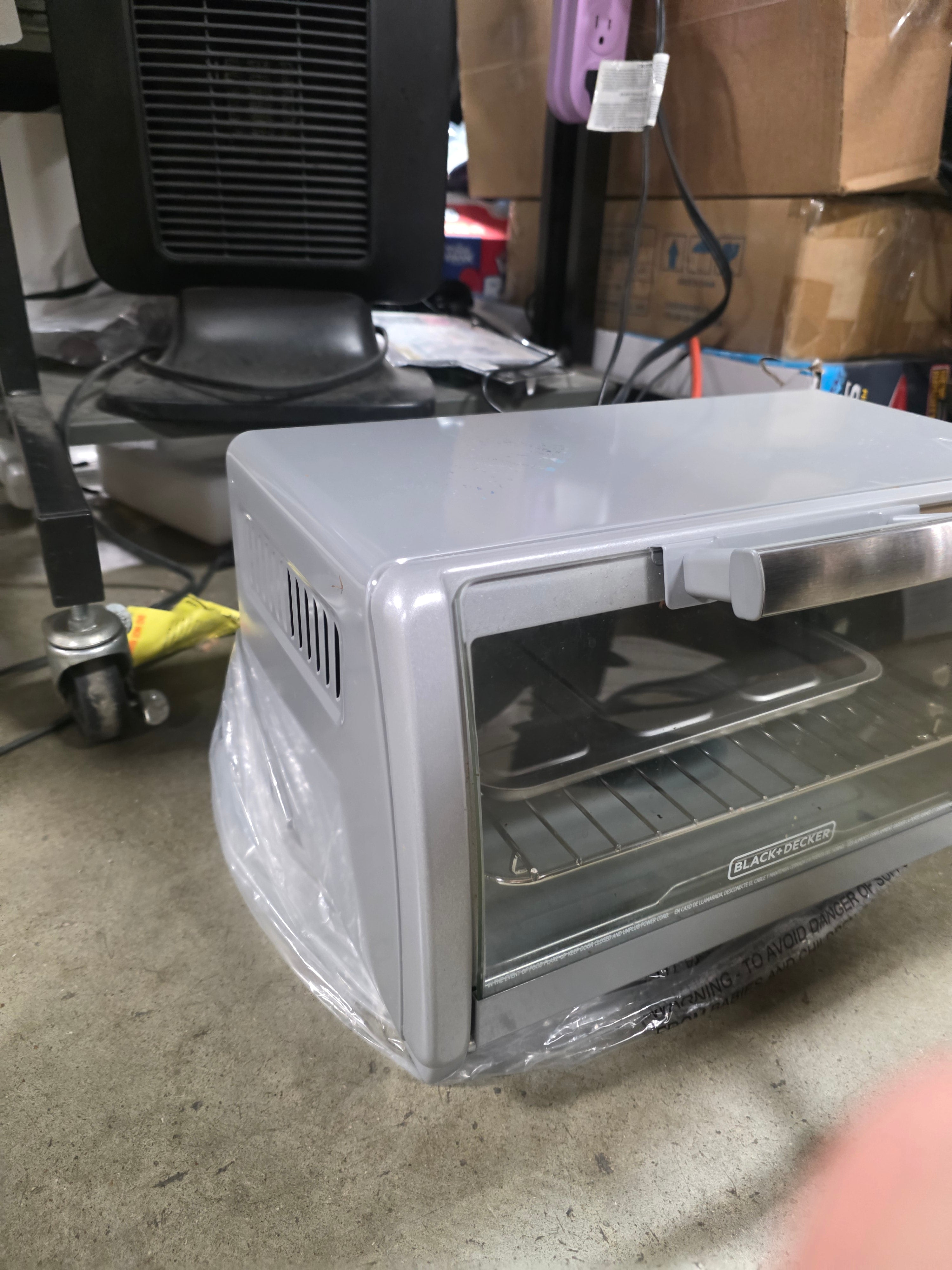4 Slice Toaster Oven Countertop, Small, Dishwasher-Safe Parts