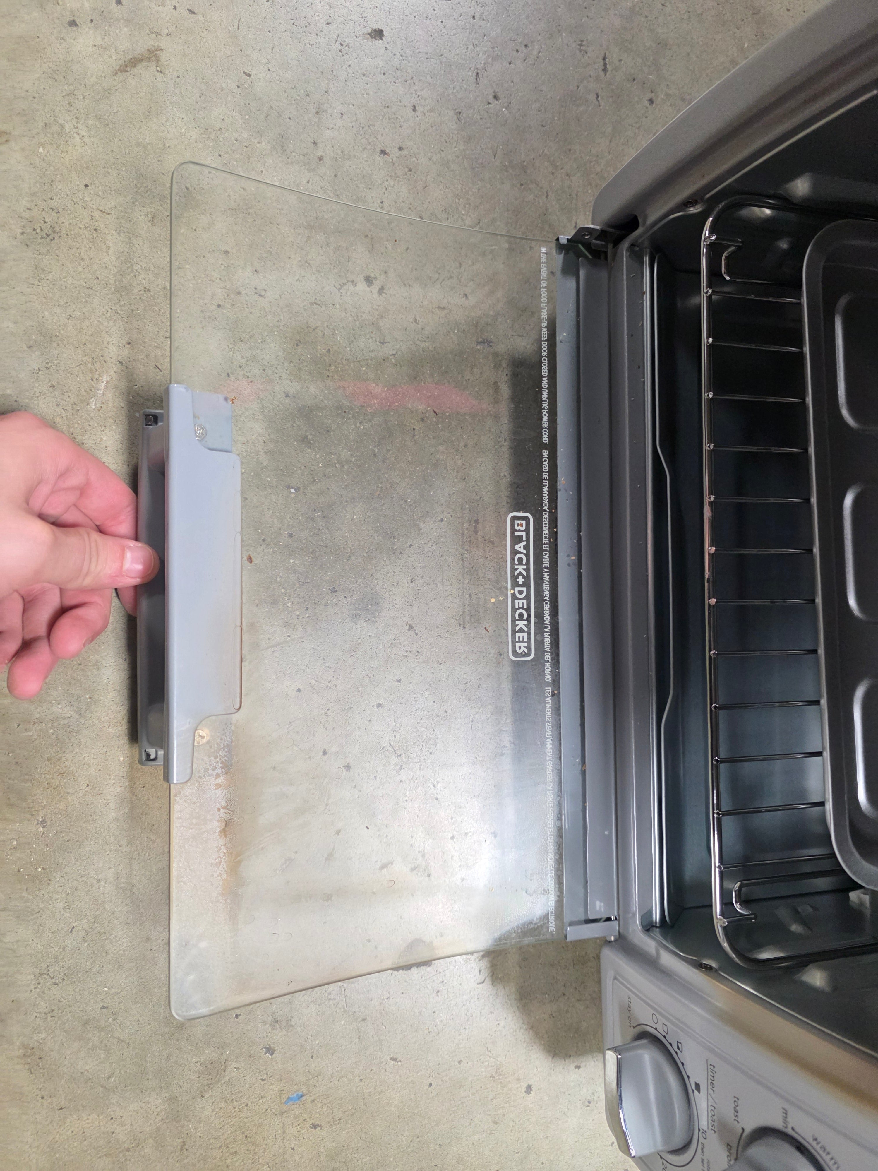 4 Slice Toaster Oven Countertop, Small, Dishwasher-Safe Parts