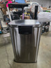 D Shape Step Trash Can - Stainless Steel, Kitchen Garbage Can, Smooth Finish, Indoor Use