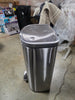D Shape Step Trash Can - Stainless Steel, Kitchen Garbage Can, Smooth Finish, Indoor Use