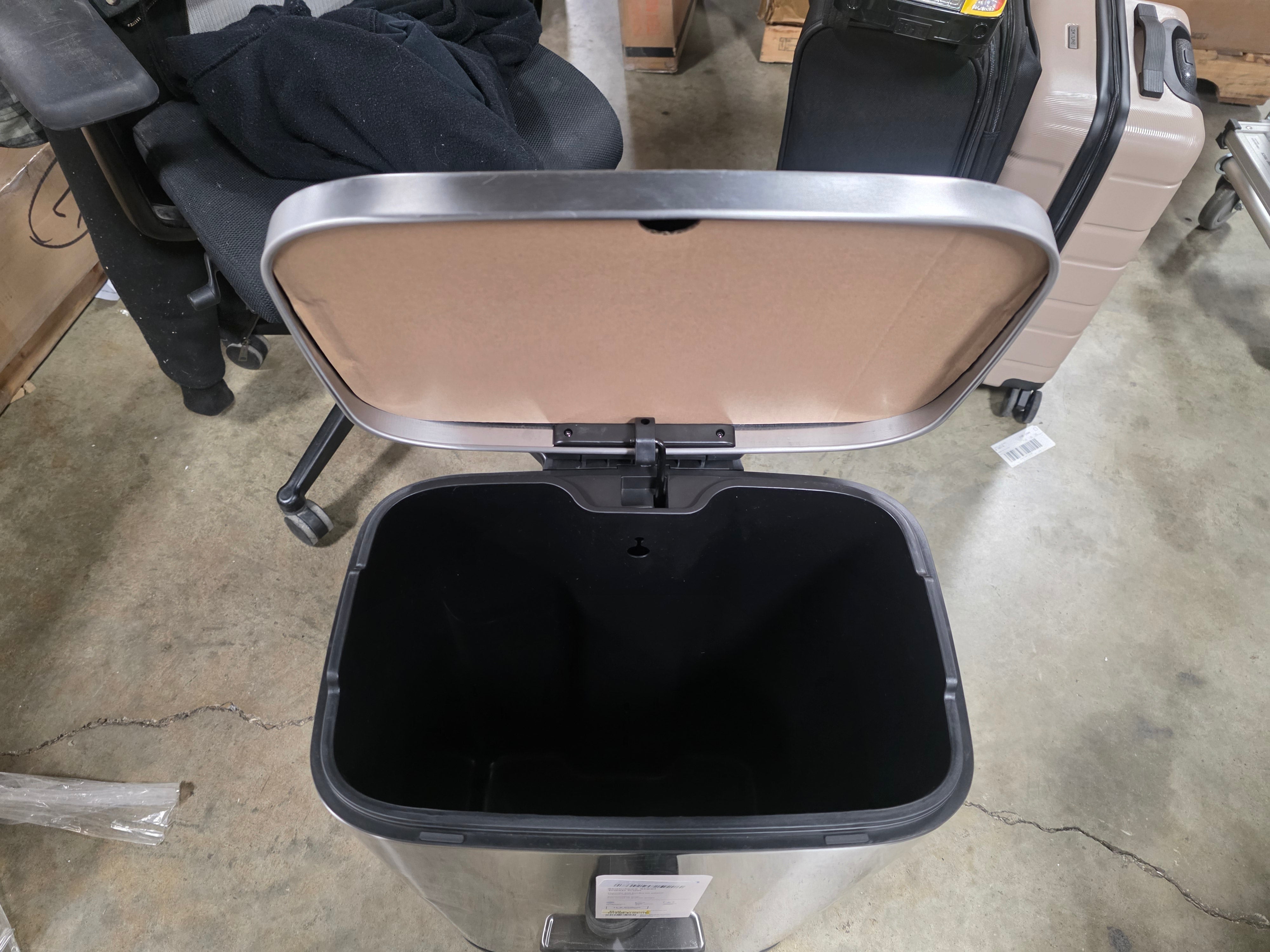 Rectangular Step Trash Can
