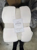 Chenille Throw Blanket with Faux Shearling Reverse