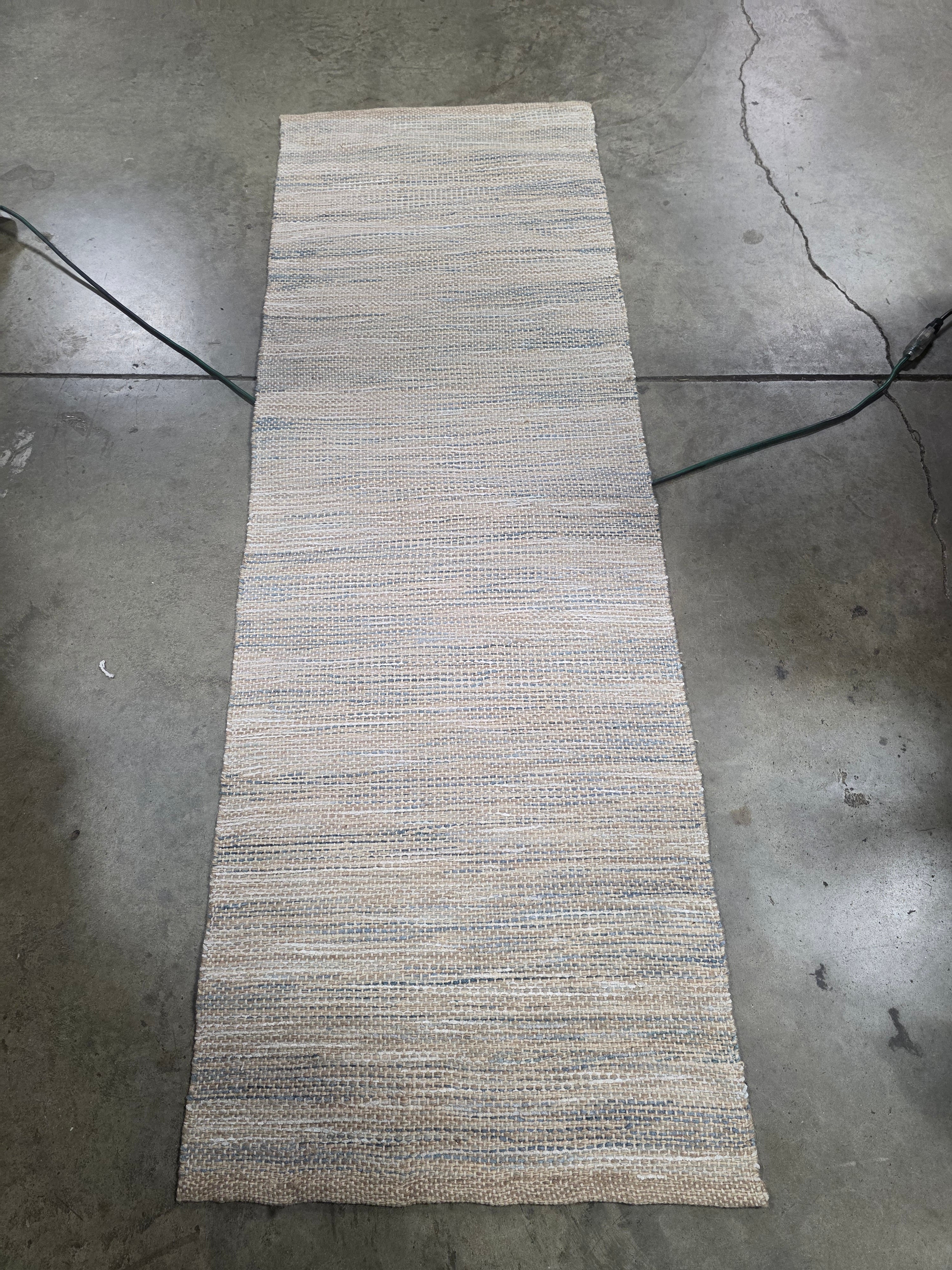 Woven Rug 2'4"X7' Runner