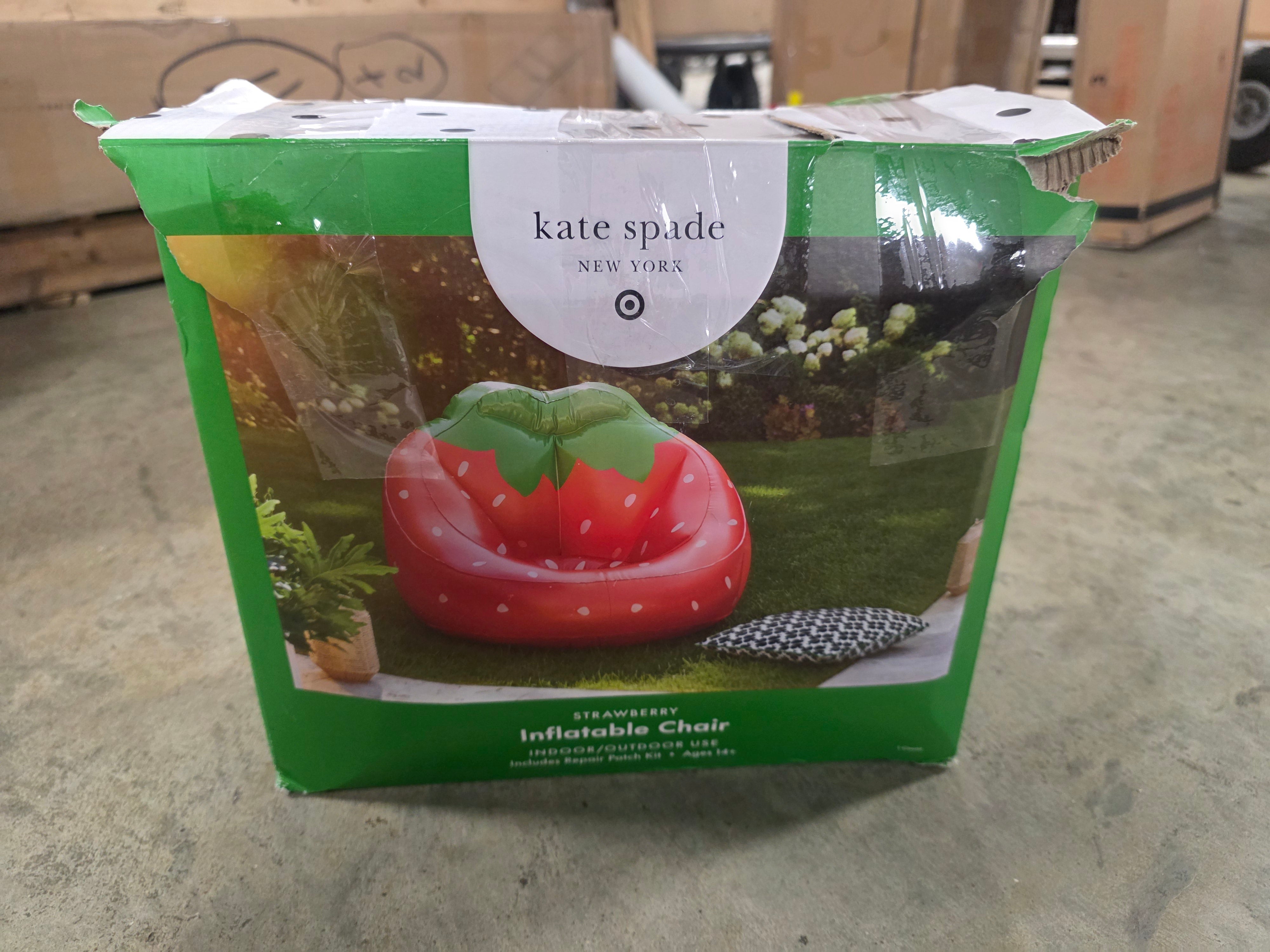 Strawberry Inflatable Seat Red