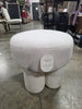 Boucle Fully Upholstered Accent Ottoman Stool