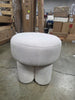 Boucle Fully Upholstered Accent Ottoman Stool