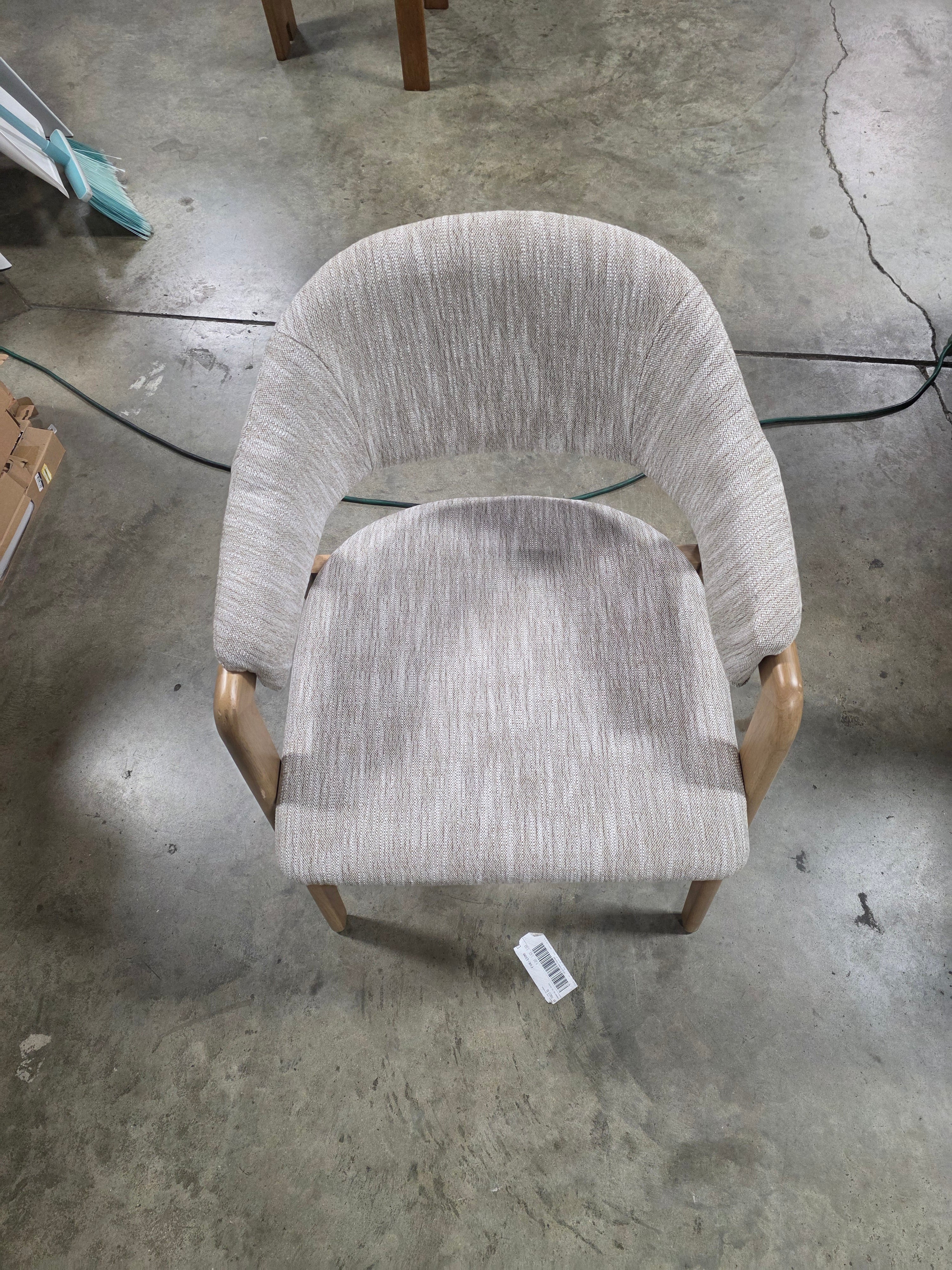 Ingleside Open Back Upholstered Wood Frame Dining Chair