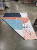 Boho Art 9'x12' Area Rug, Machine Washable Rugs, Minimalist Abstract Throw Mat, Non-Slip Mid Century Modern Aesthetic Carpet
