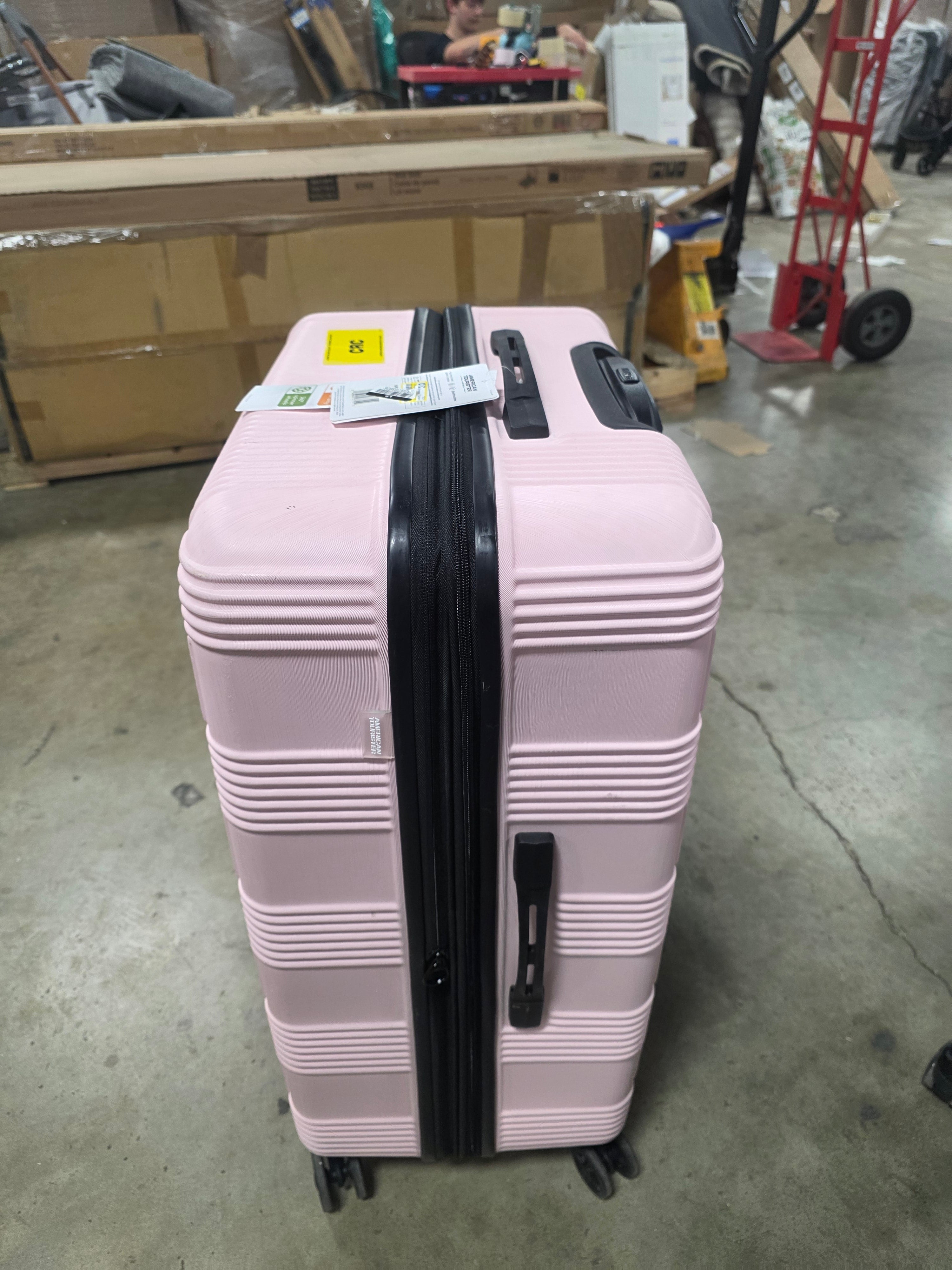 NXT Hardside Large Checked Spinner Suitcase
