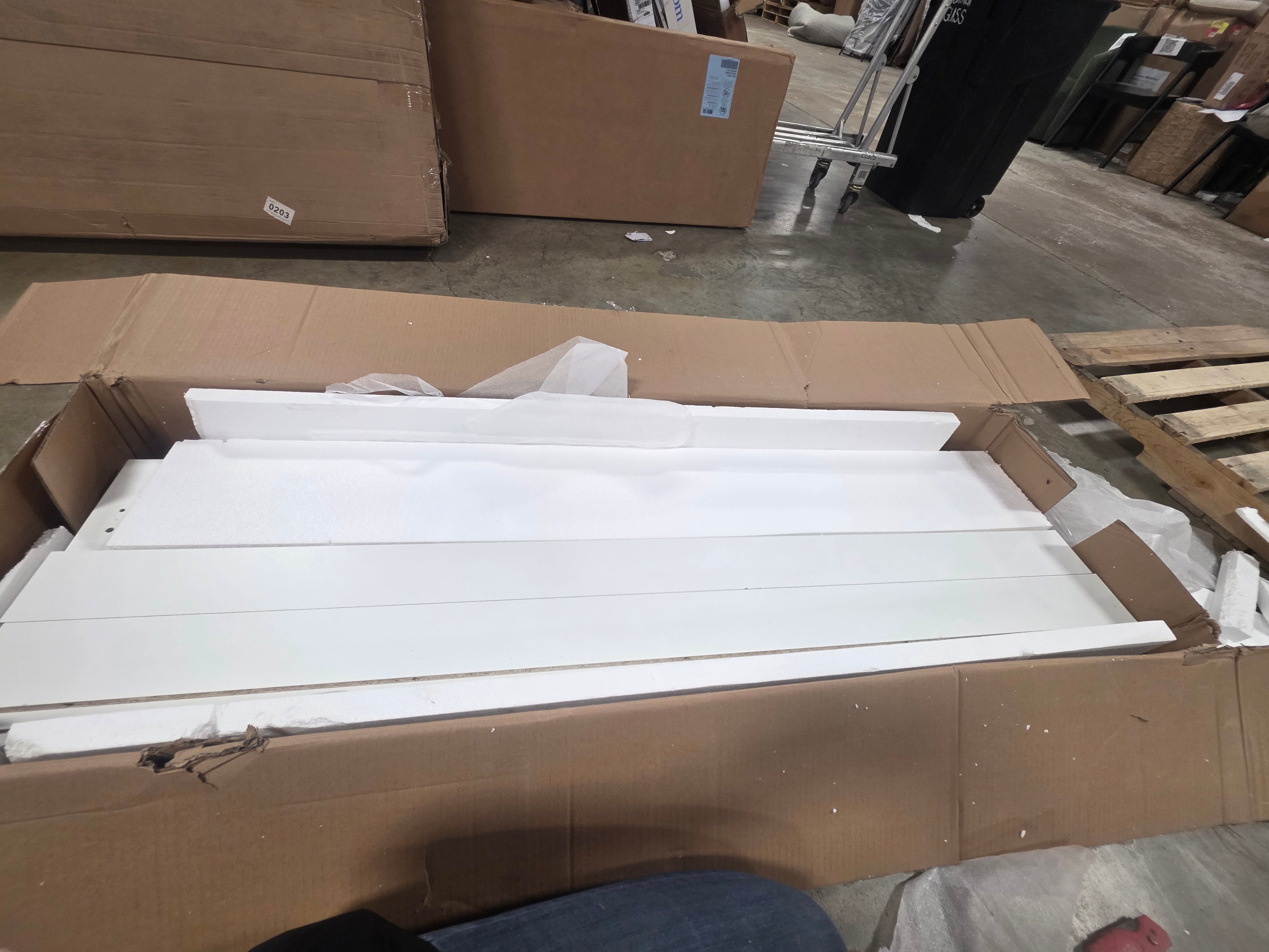 White/Brown Kehaulani Media Console TV Stands