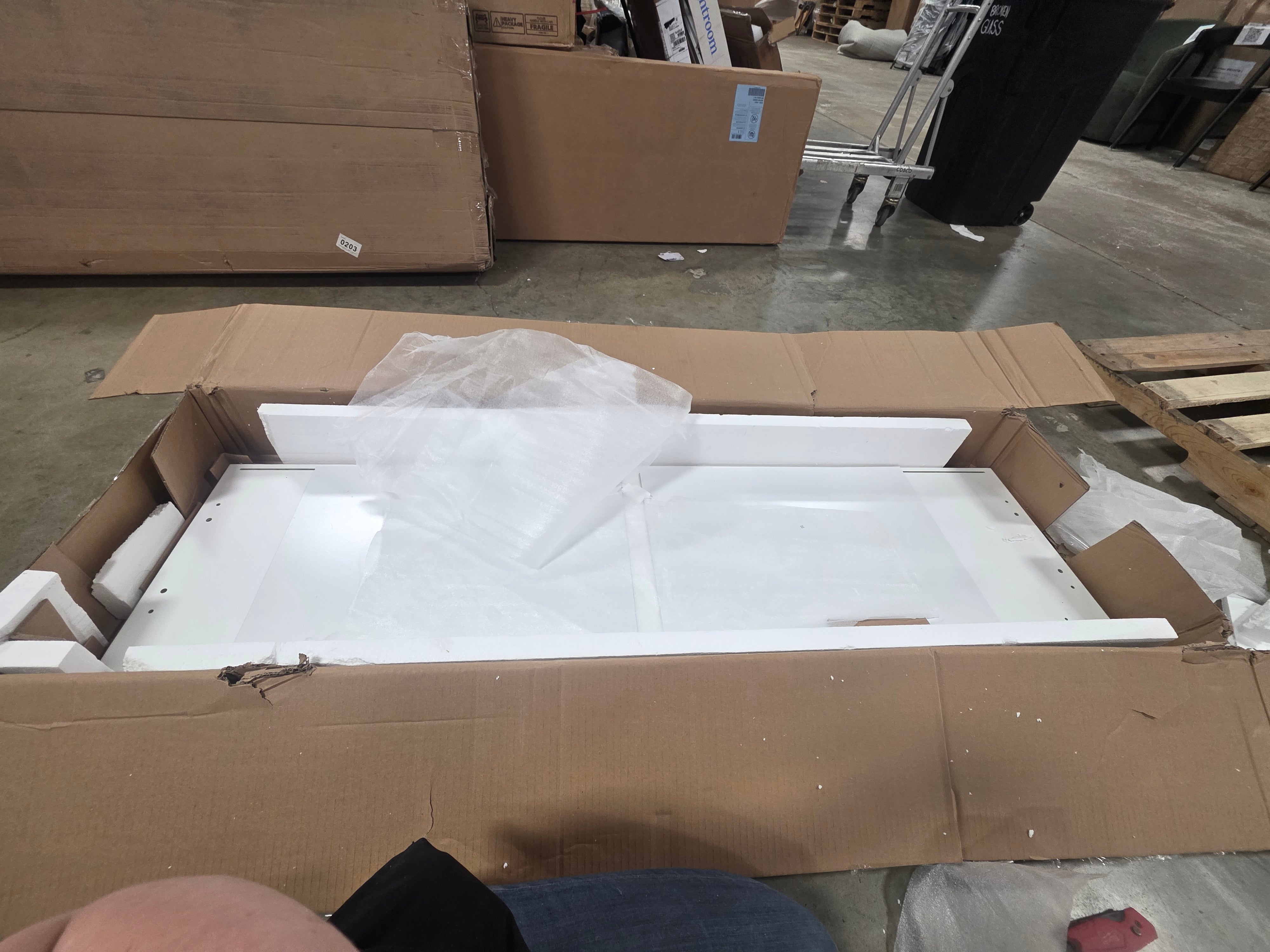 White/Brown Kehaulani Media Console TV Stands