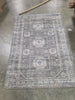 Distressed Persian Woven Area Rug Brown 5'x7'