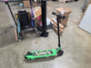 Kids Electric Scooter Battery Powered Scooter - Green: Steel Frame