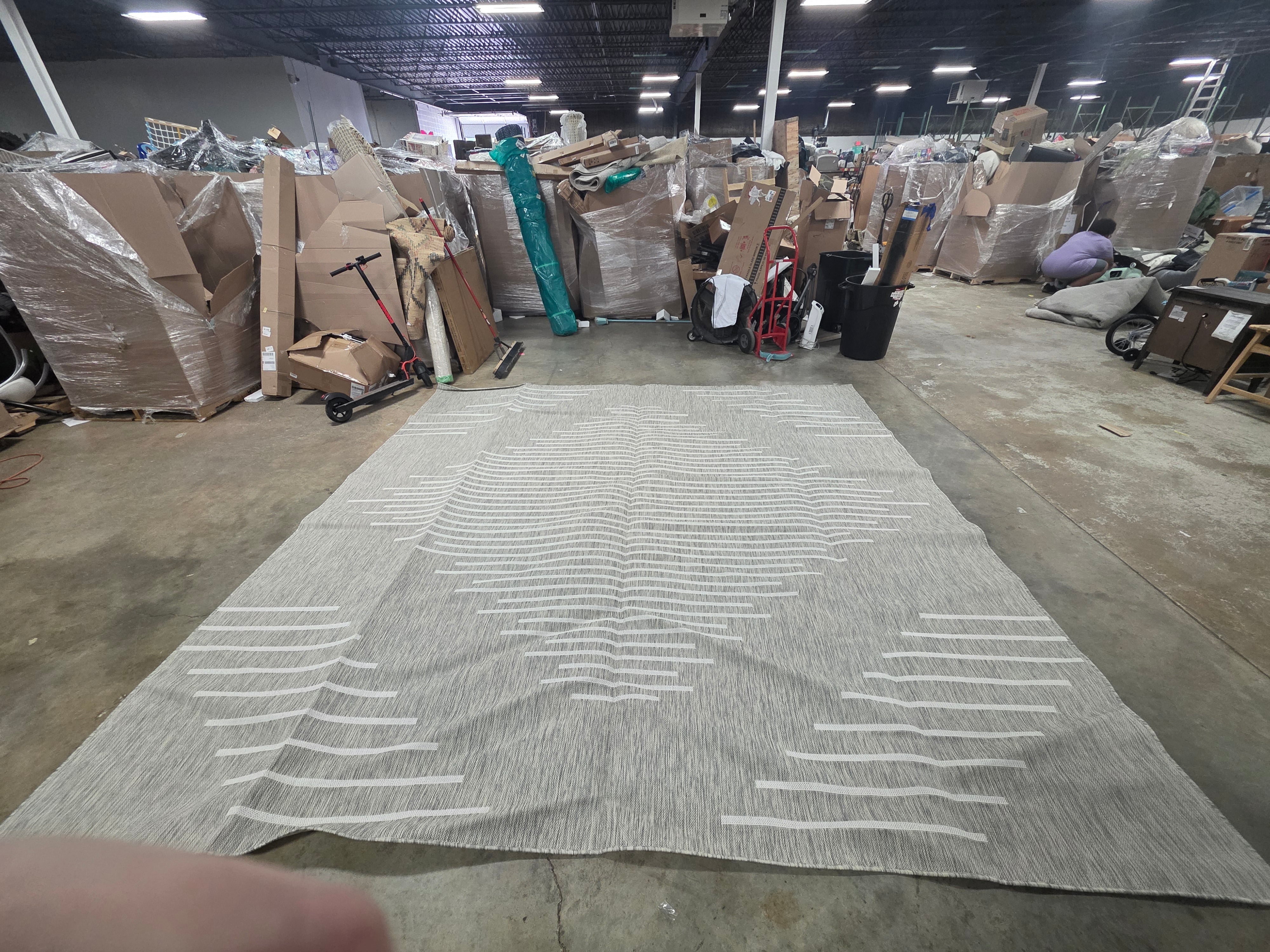 12' x 12' Modern Indoor / Outdoor Square Rug