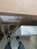 Non-Beveled Dove Gray Wash Square Wall Mirror
