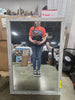 Non-Beveled Dove Gray Wash Square Wall Mirror