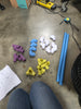 Plastic Ladderball - Outdoor Lawn Toss Game, 9 Piece Set