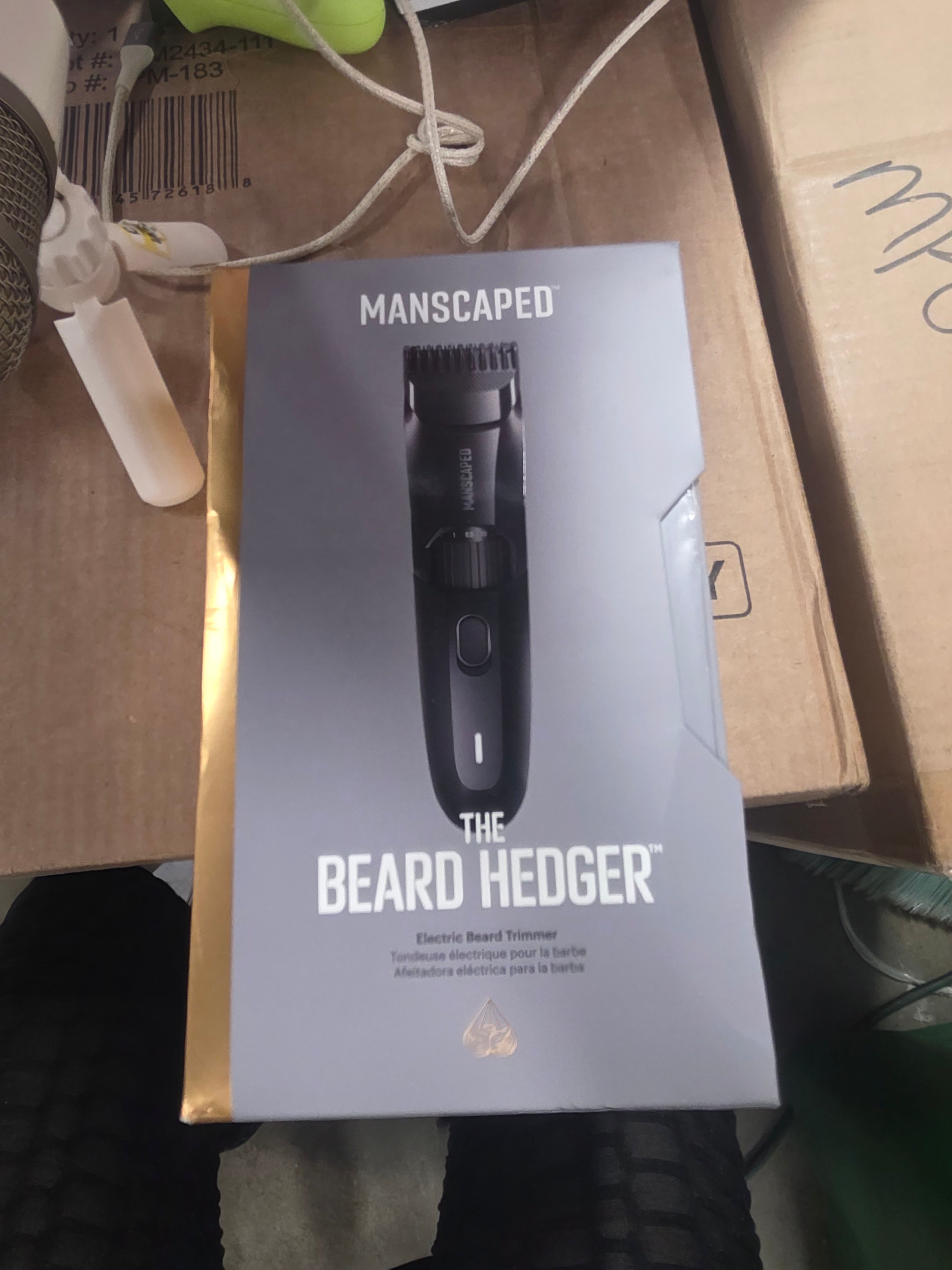 Men's Beard Trimmer, 20 Length Adjustable Blade Wheel, Stainless Steel T-Blade for Precision Facial Hair Trimming, Cordless Waterproof Wet/Dry Clipper