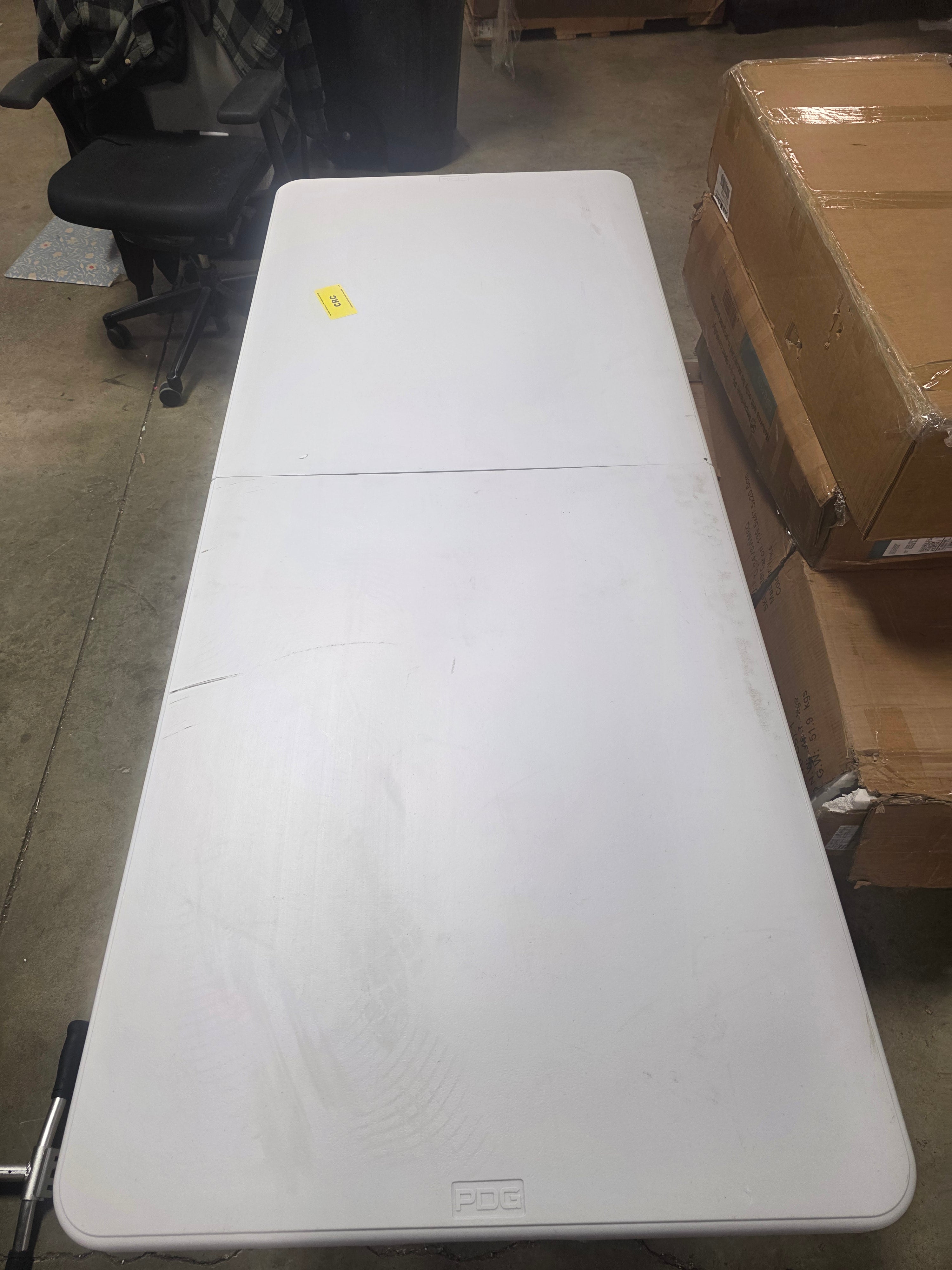 Bi-Fold Blow-Molded Plastic Table