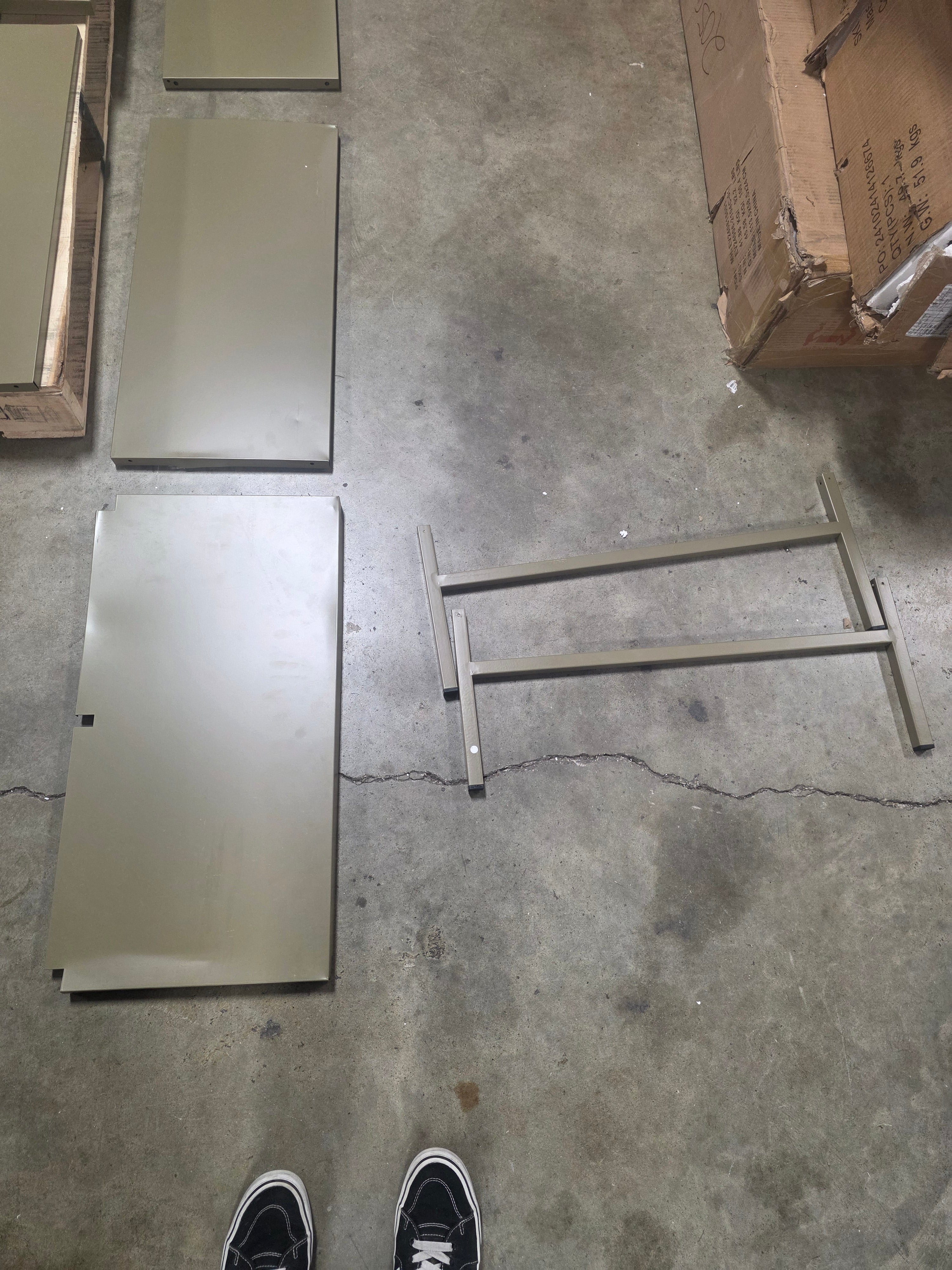 South Shore Crea 2 Door Metal Accent Cabinet
