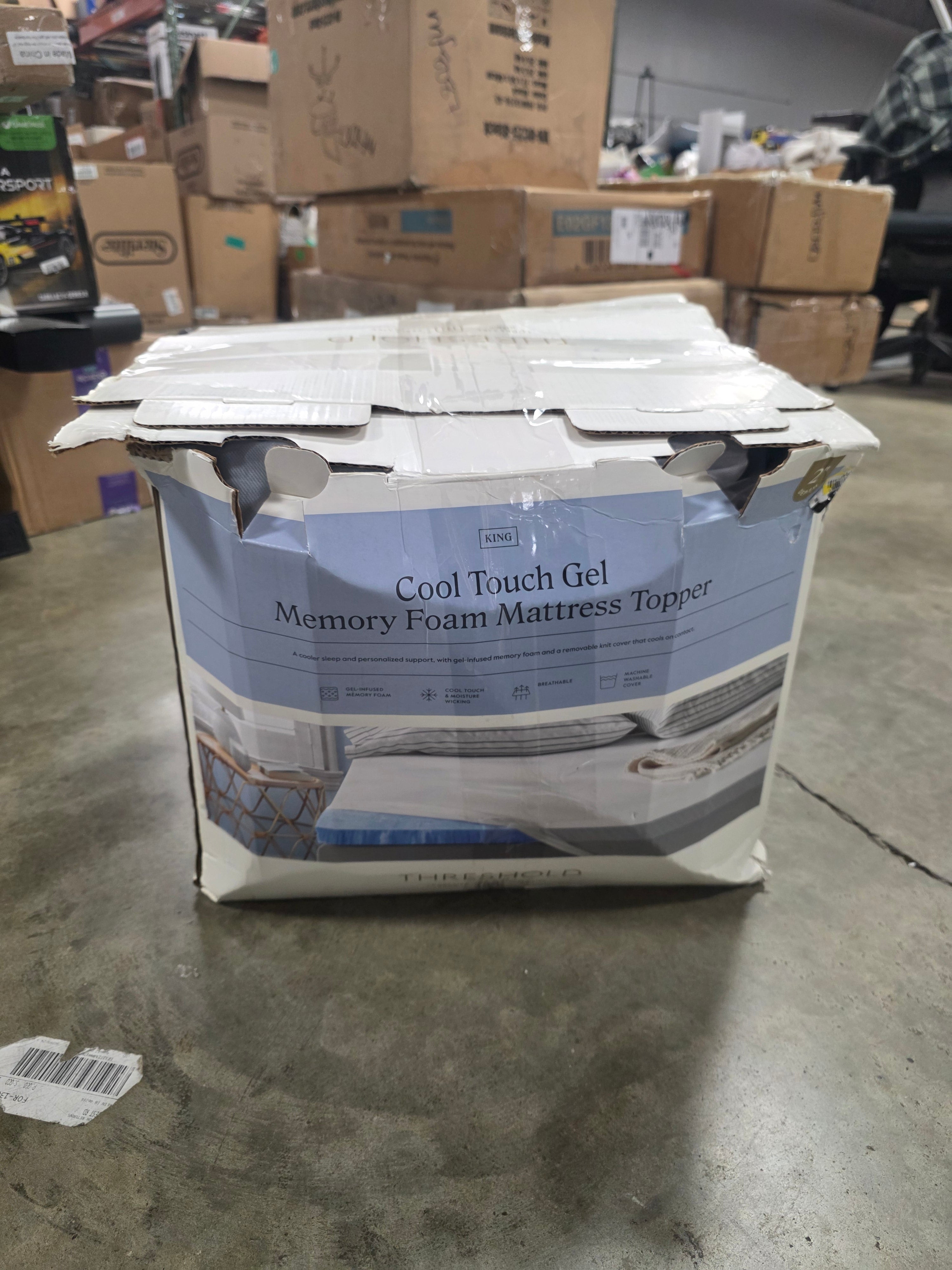 Cool Touch Memory Foam Mattress Topper Twin