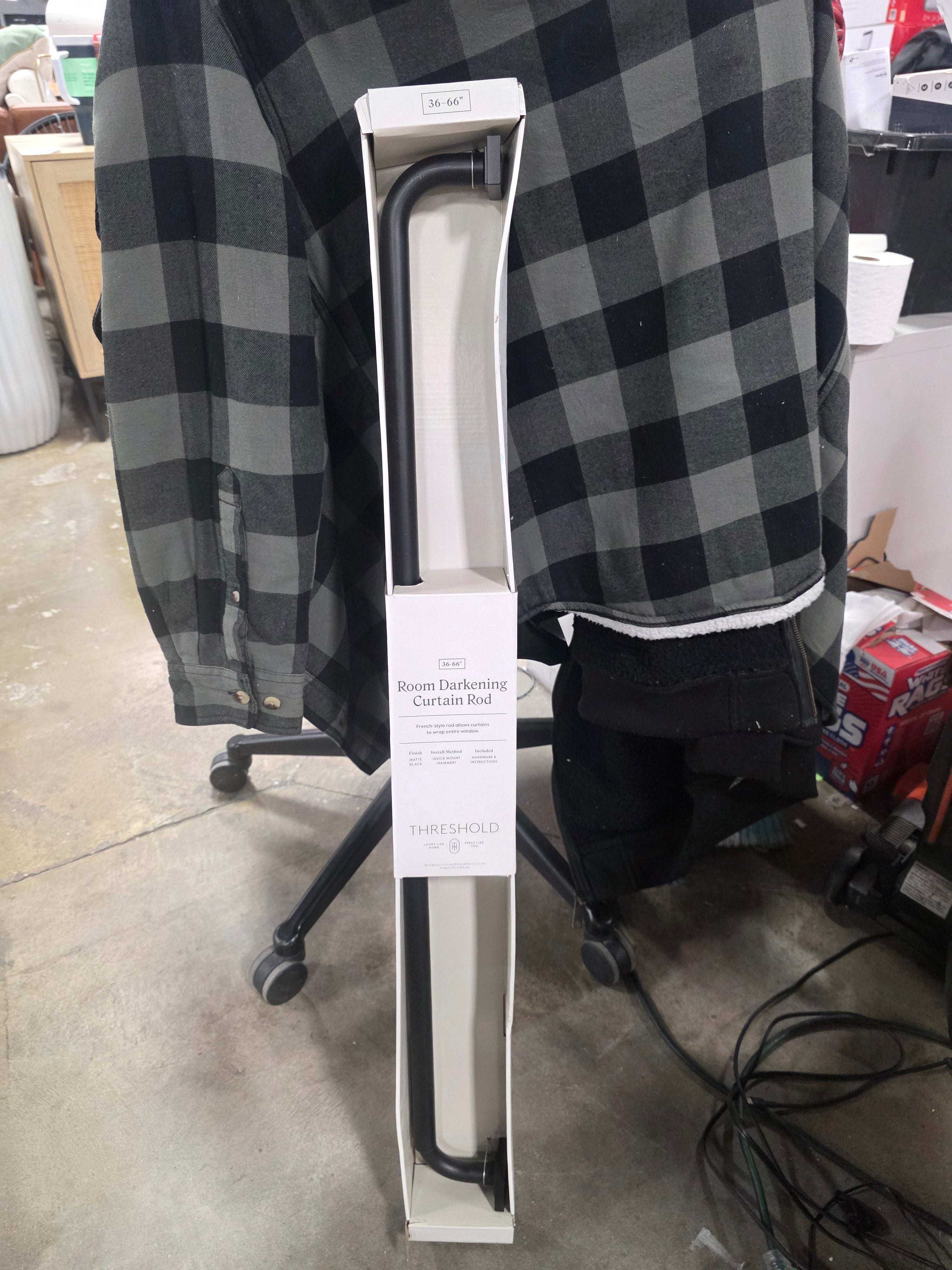 Blackout Rectangle Curtain Rod