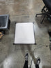 Wood Frame Pillow Top Ottoman Cream