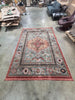 Floral Woven Rug Rust/Green - 7'x10'