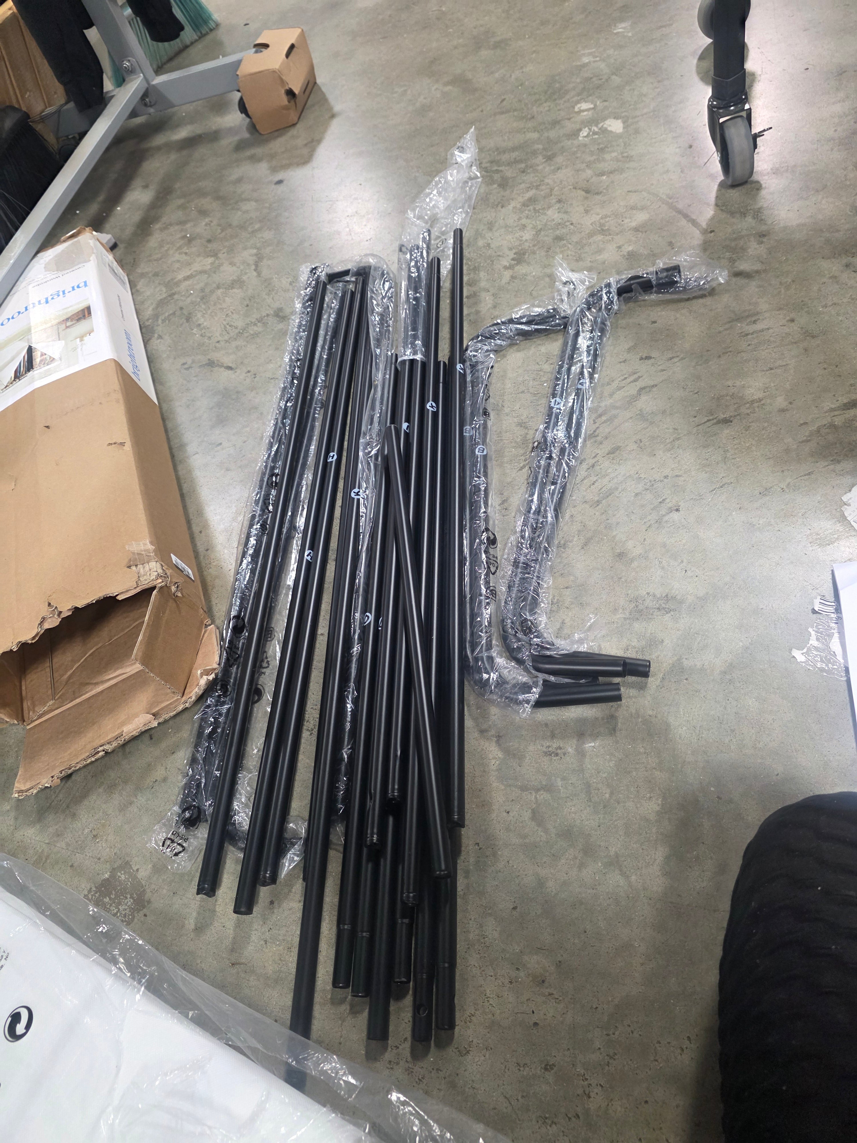 Covered Storage Closet White - Portable Garment Rack