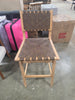 Ceylon Woven and Wood Barstool