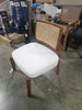 1-Piece Modern Lounge Chair with Woven Backrest