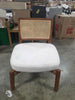 1-Piece Modern Lounge Chair with Woven Backrest