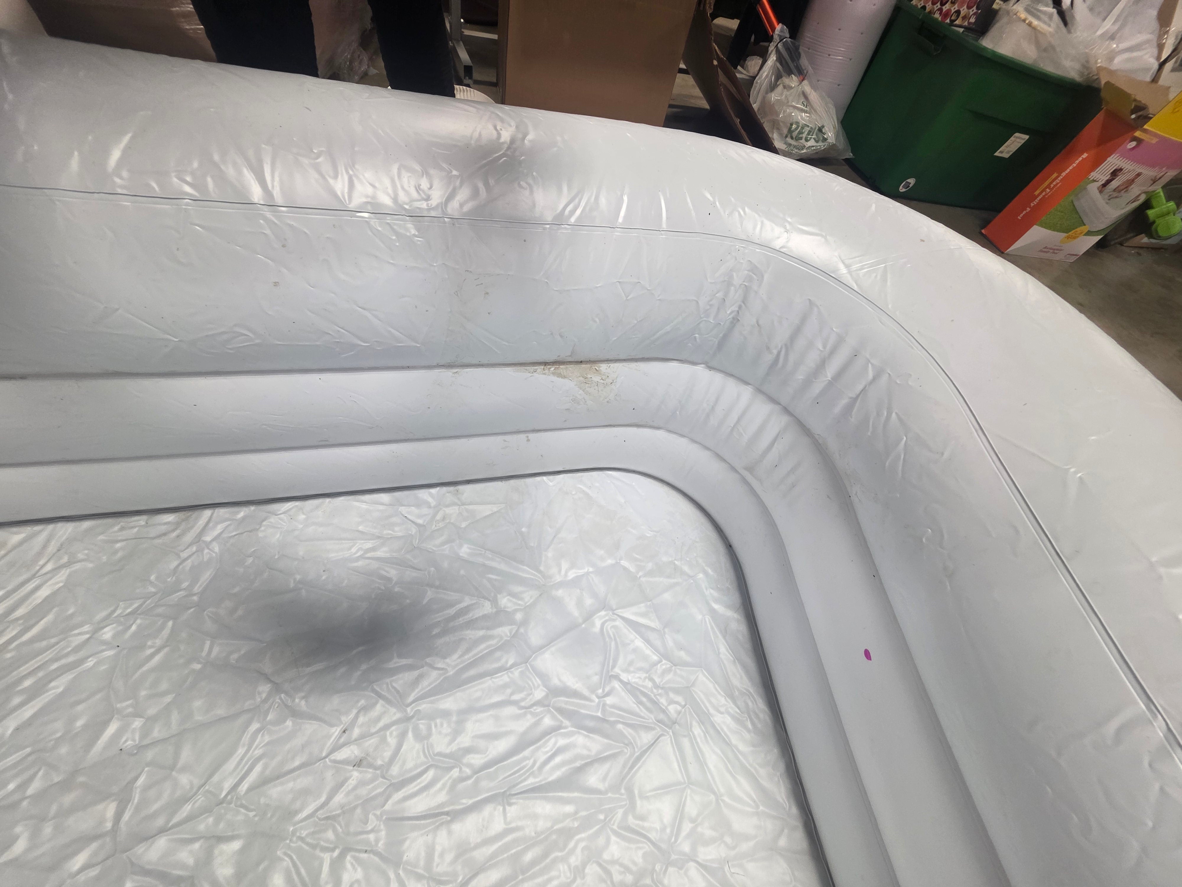 Deluxe Rectangular Family Pool Blue - Inflatable PVC Kit
