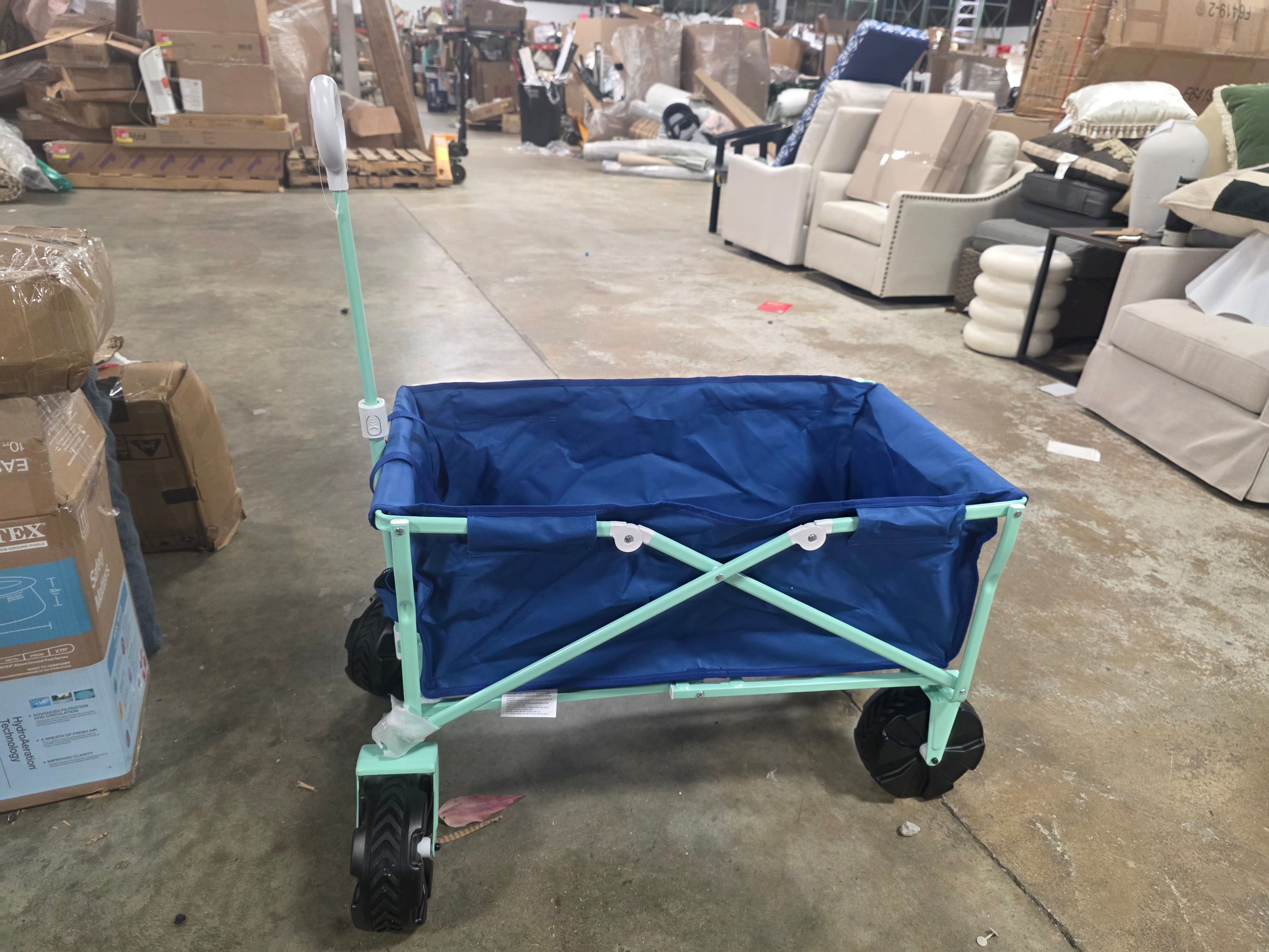 Flat Folding Wagon without Cargo Net