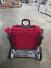 Convertible Kid & Cargo Stroller Wagon with Canopy: Steel & Plastic Frame