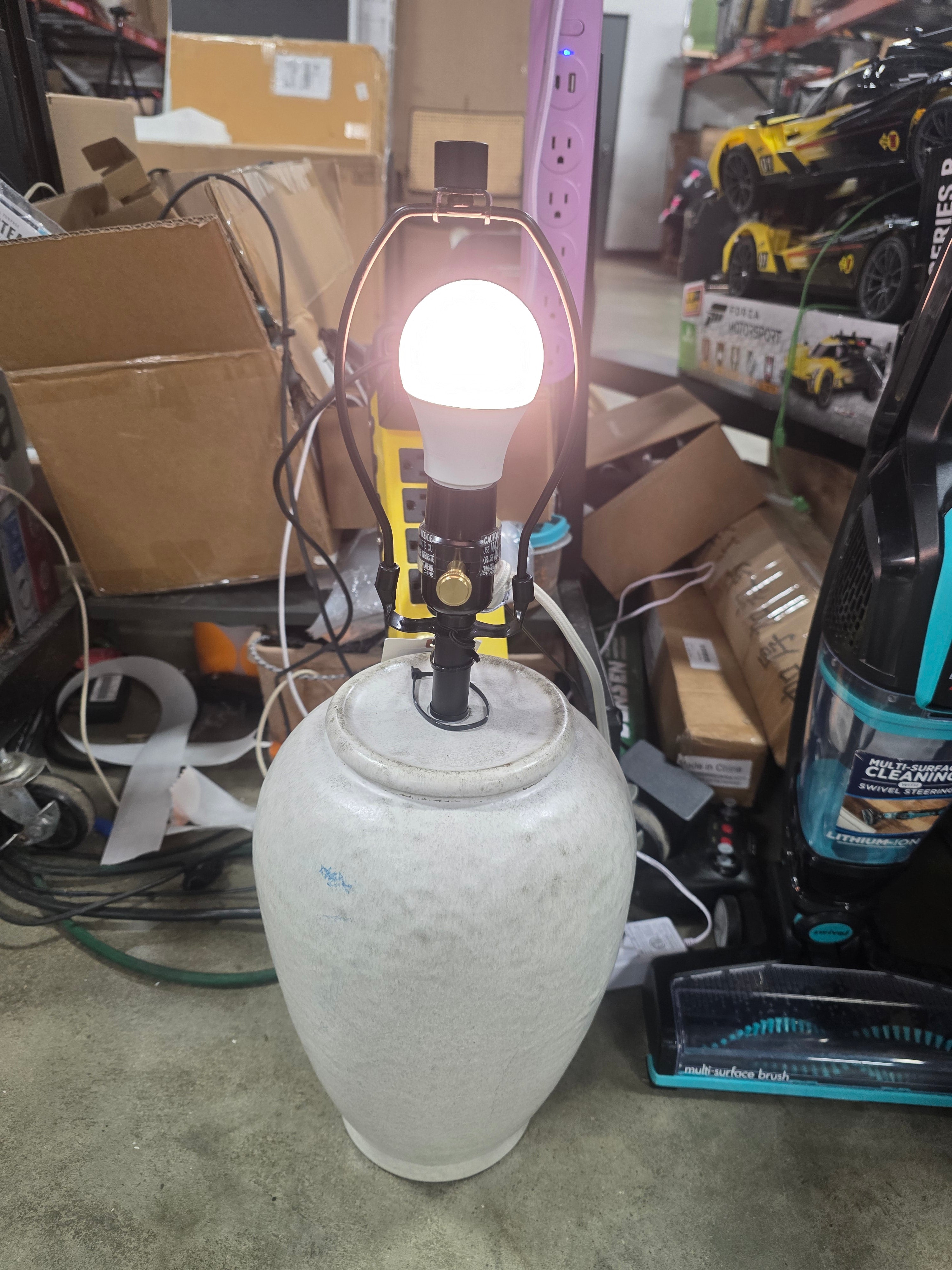 Ceramic Table Lamp Cream