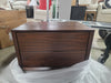 2-Drawer Wood Nightstand, Dark Walnut