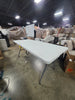 Folding Banquet Table Off White