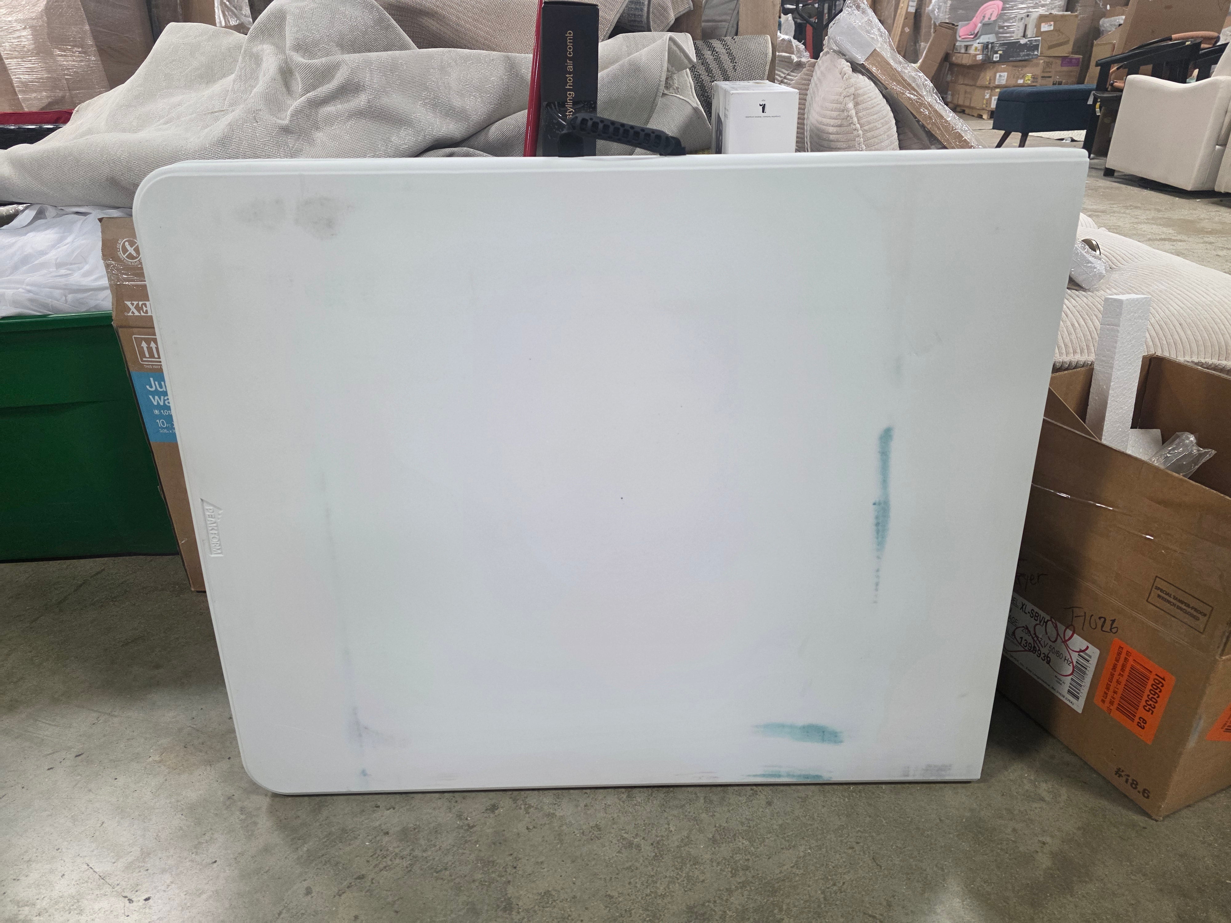 Folding Banquet Table Off White
