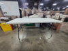Folding Banquet Table Off White