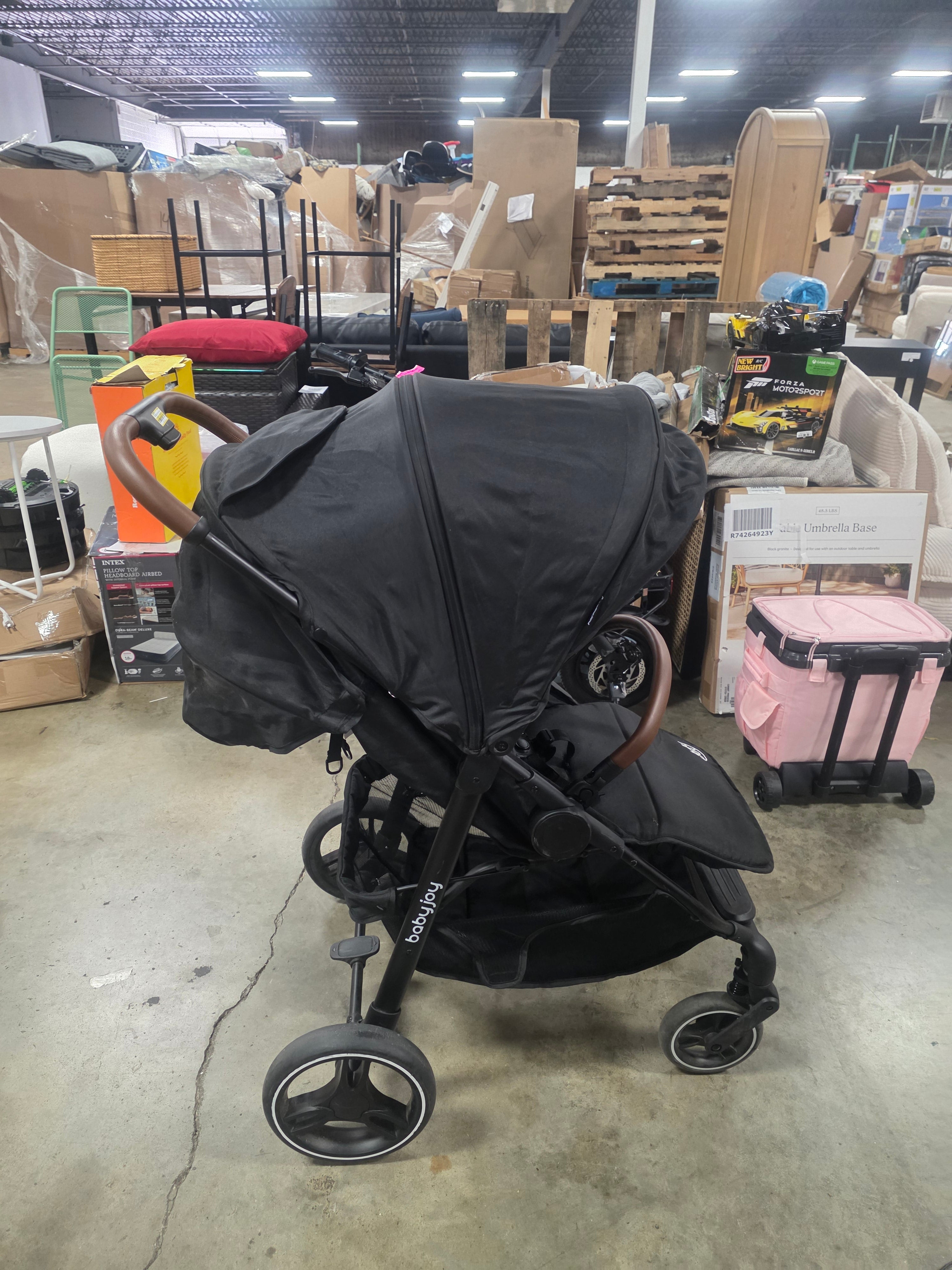 High Landscape Baby Stroller Pushchair w/ Expandable & Footmuff Canopy