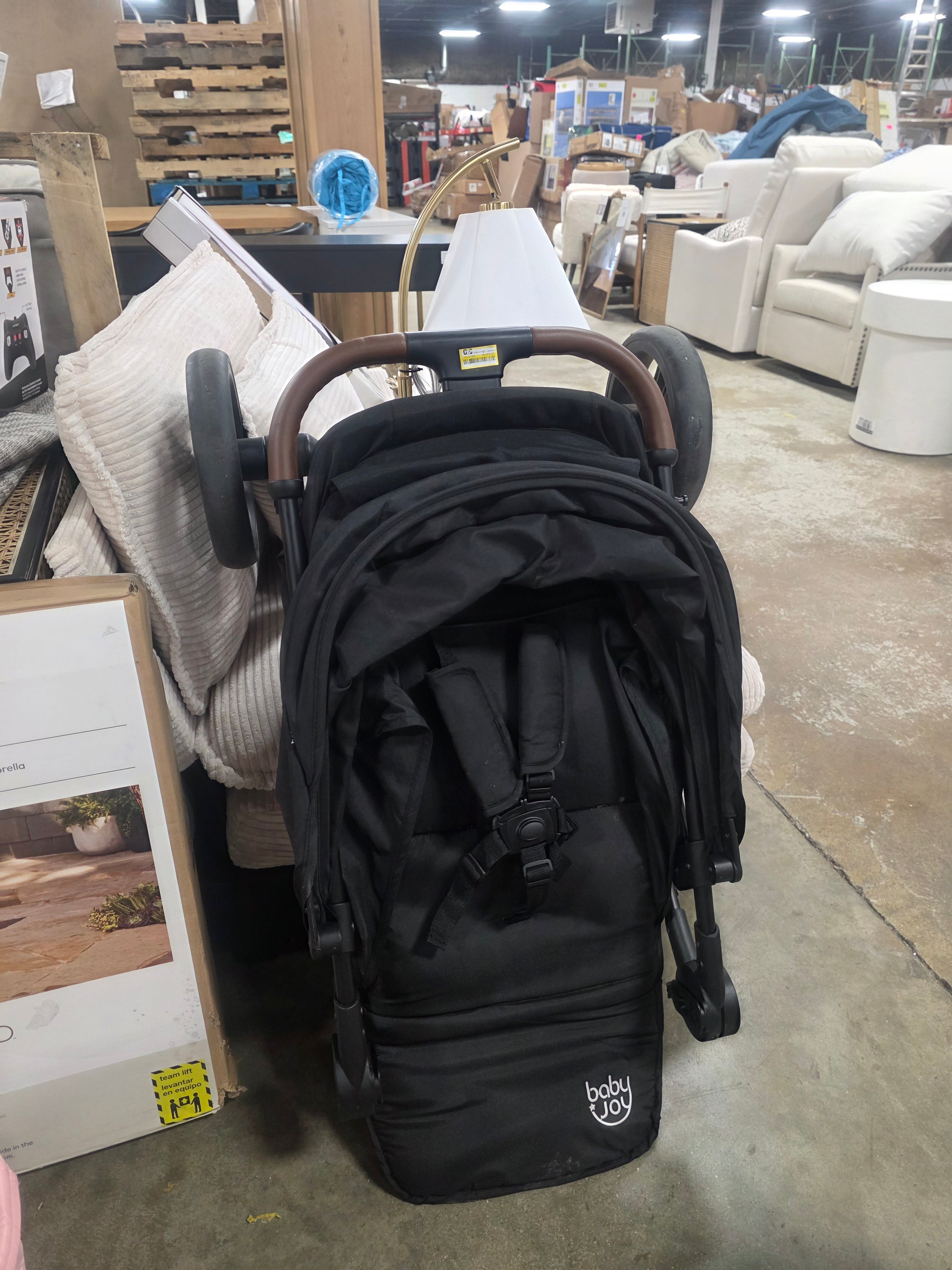 High Landscape Baby Stroller Pushchair w/ Expandable & Footmuff Canopy